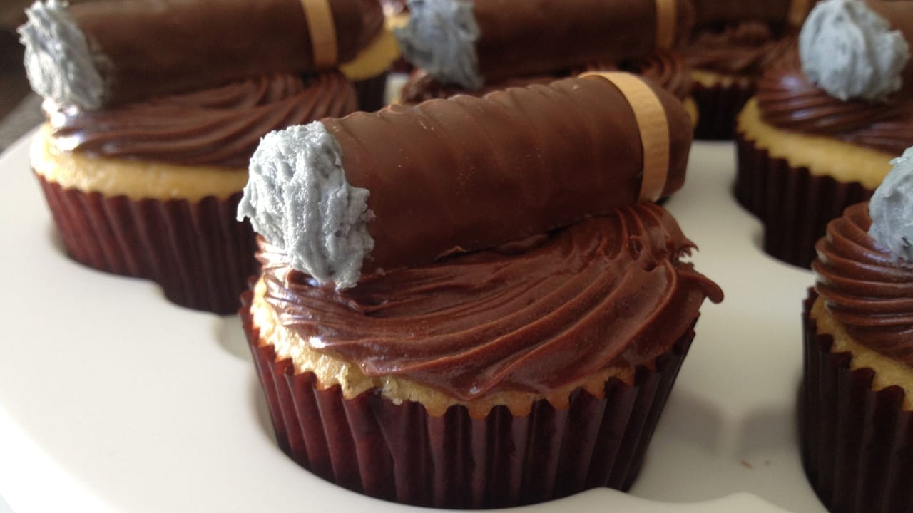 Scotch and Cigar Flavored Cupcakes