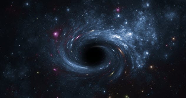 Black hole illustration