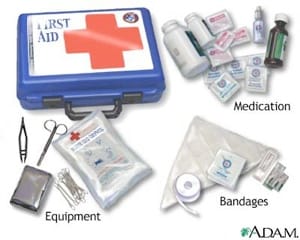 Comprehensive first aid kit