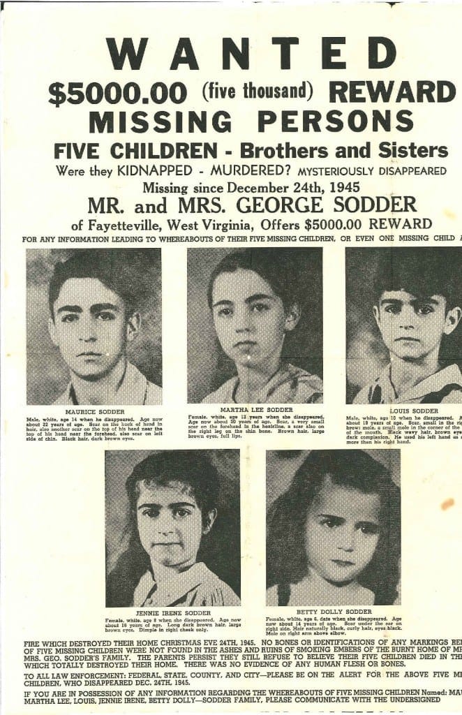 Missing children flyer