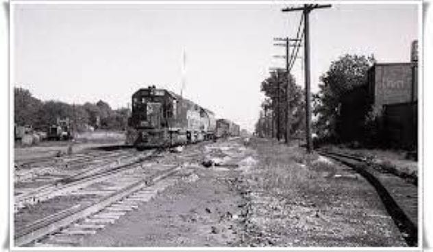 Fostoria C&O railway where a train crew witnessed a UFO