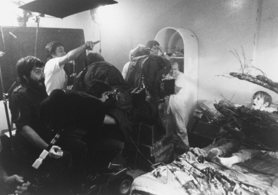 Tobe Hooper directing Poltergeist