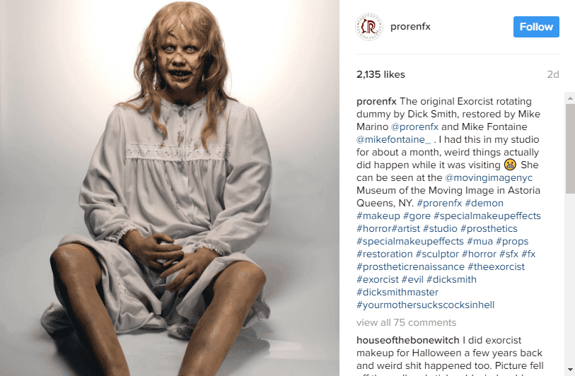 The Exorcist Regan dummy
