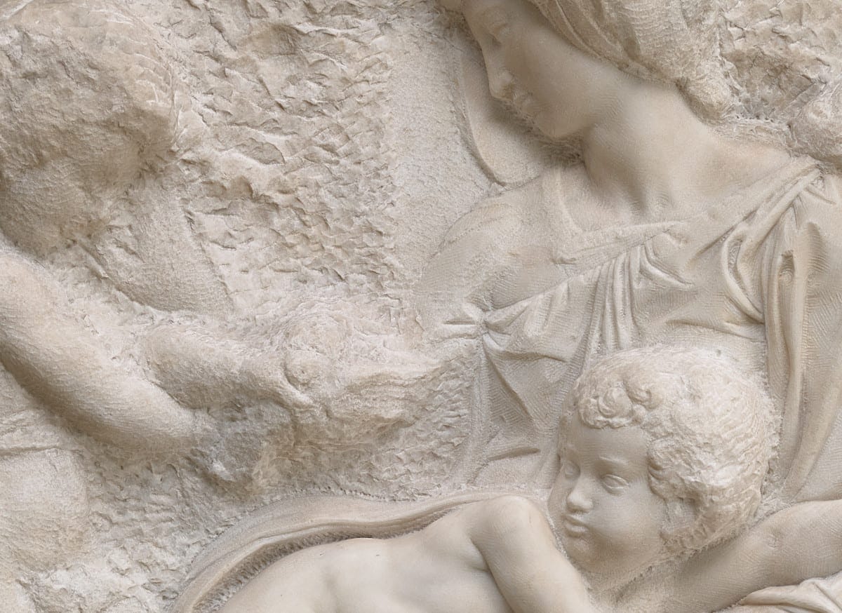 Taddei Tondo unfinished sculpture