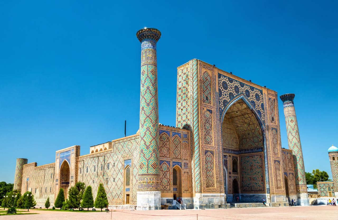 Landscape in Uzbekistan