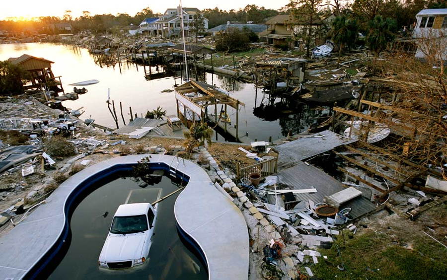 Damages after Hurricane Charley