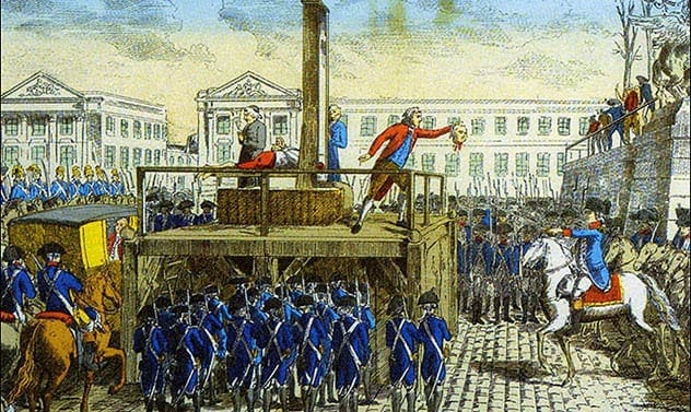 Казнь короля Лудовика XVI