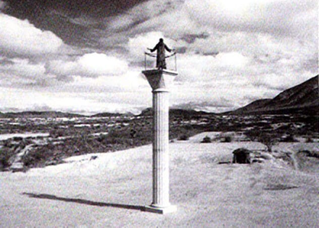 Simeon Stylites on his pillar