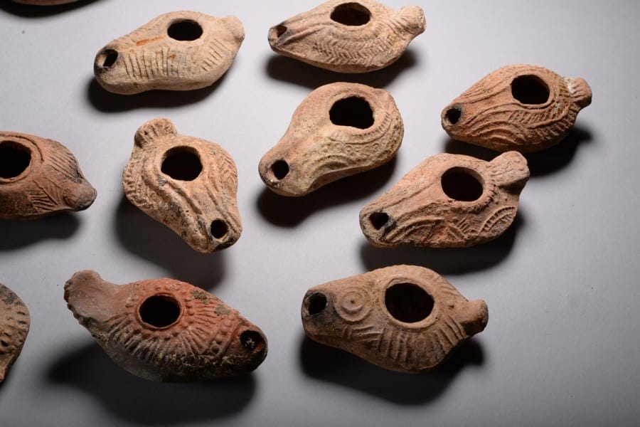 Ancient pottery shards