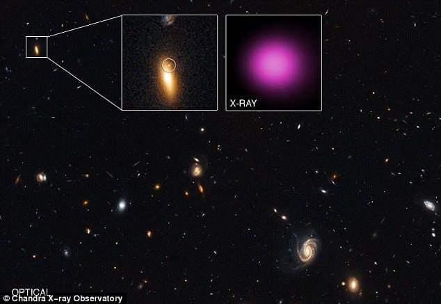 Black hole XJ1417+52 ripped from its galaxy