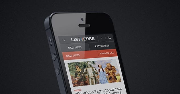 Listverse articles headlines