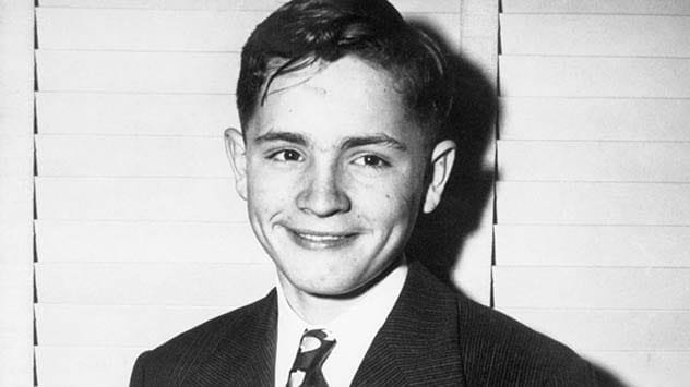 Young Charles Manson smiling