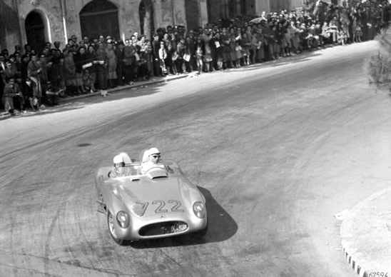 Stirling Moss in the Mille Miglia 1955