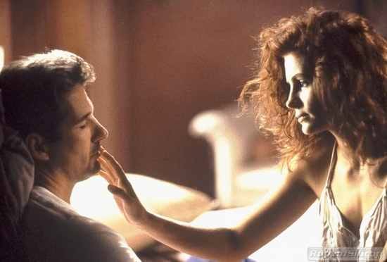 Scene from Pretty Woman, a movie that might feature a sentimental speech cliché