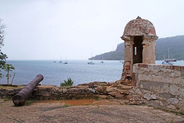 Ruins of the Porto Bello fort associated with MacGregor
