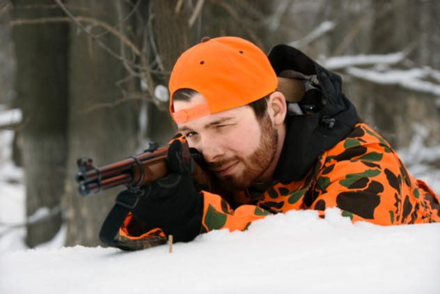 A rifle, symbolizing the weapon used in Rhonda Hinson's murder