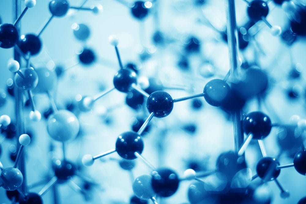 Illustration of complex molecular bonds