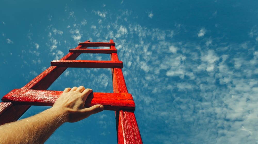 A career ladder metaphor