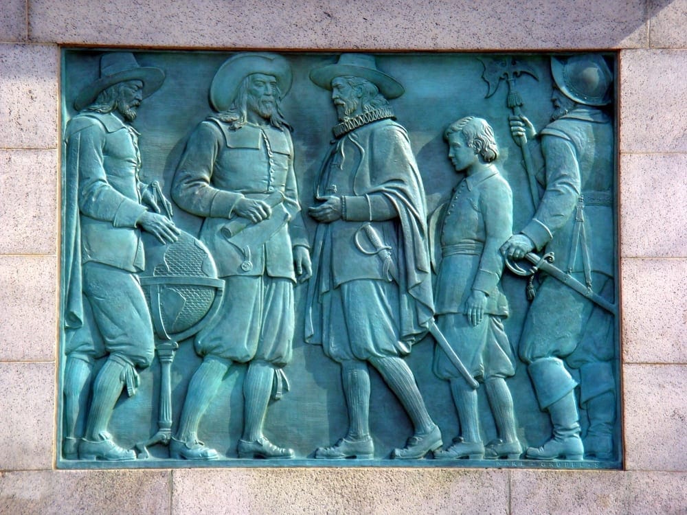 Henry Hudson exploring the Hudson River