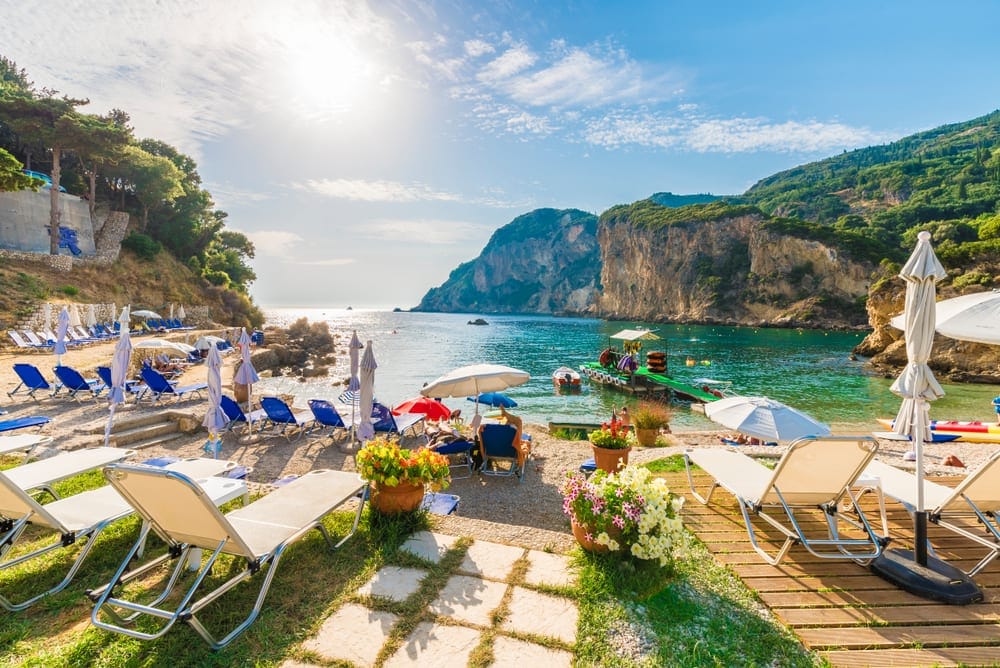 Historical architecture in Corfu