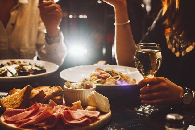 Elegant steak dinner overshadowed by a couple's argument
