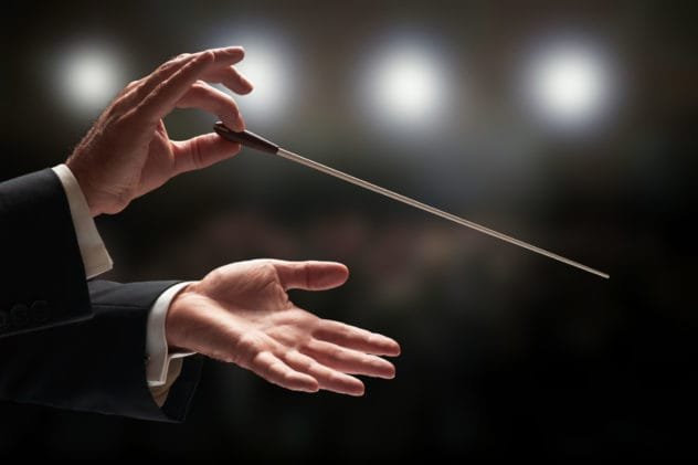 Orchestra conducting