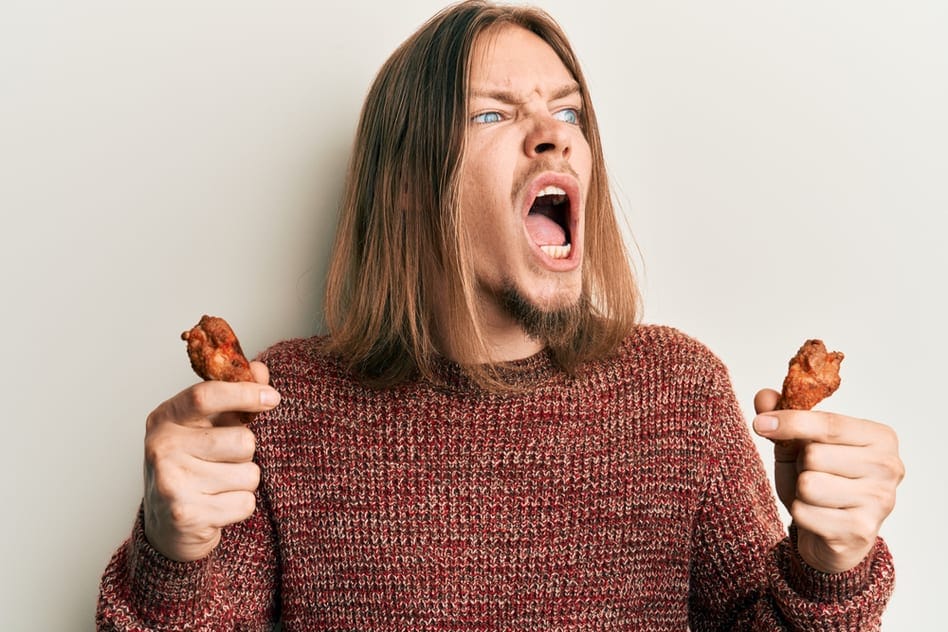 Chicken wings on a plate, illustrating a story about a wing night dispute.