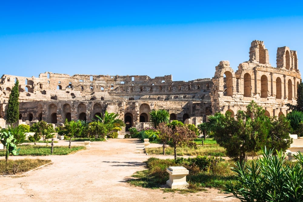 El Jem Amphitheatre in Tunisia