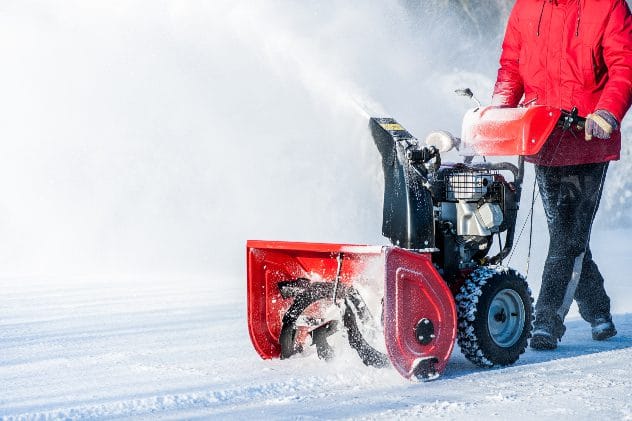 Snowblower mishap