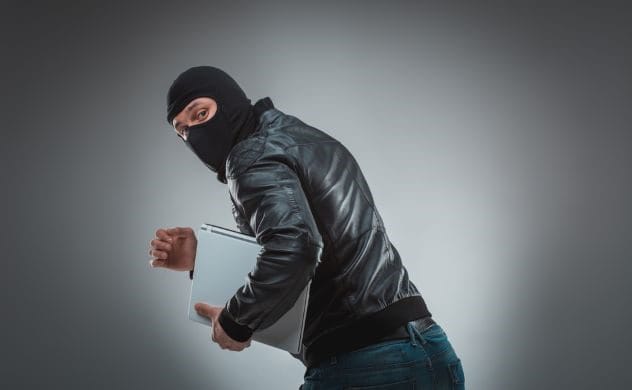 Couple caught stealing computer equipment from a house