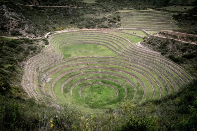 The Moray Terraces of The Incas