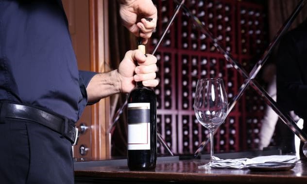 Wine bottle similar to the one that inspired Cooper's cryosurgery device