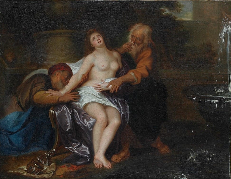 Susanna and the Elders voyeurism