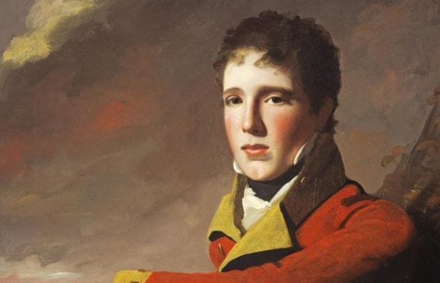 A portrait of young Gregor MacGregor